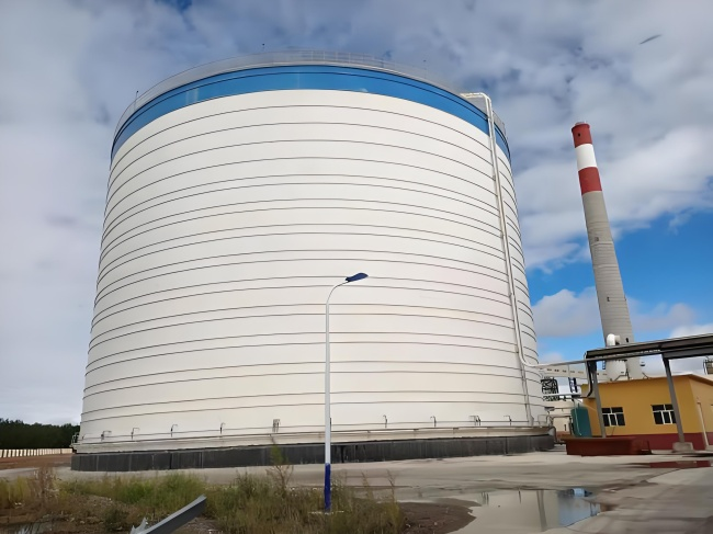 天门粉煤灰储存罐气化出料系统选型安装